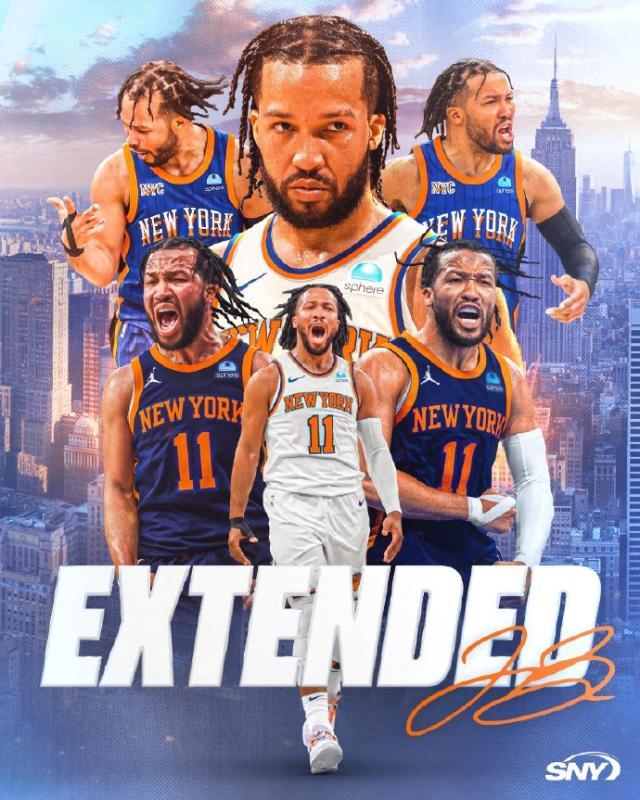 开云-布朗森少拿1.13亿留队？尼克斯把关系篮球玩明白了